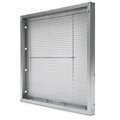 American Metal Filter 16 X 25 X 1 Nominal Galvanized Steel Filter Media Pad-Holding Frame With Retainer Gate HPOG101625